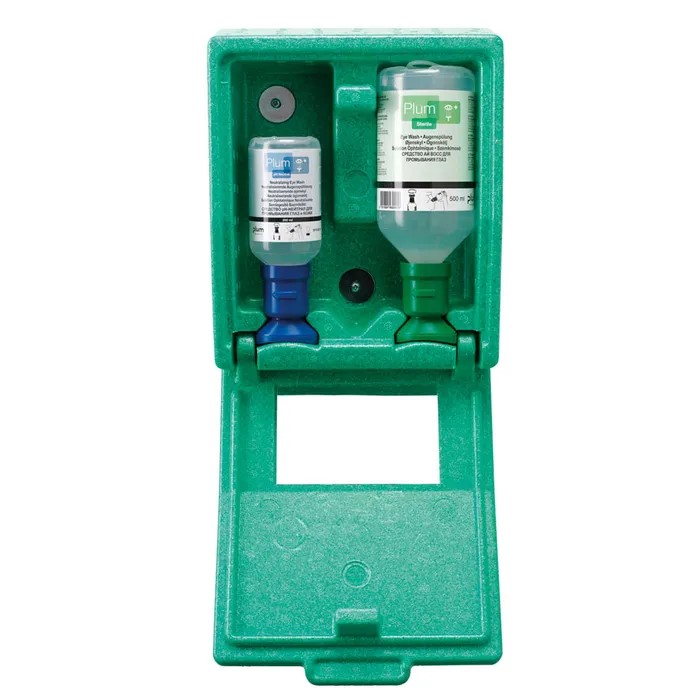 Estação dupla Lava-olhos Plum R138 anti-poeiras (Ref. OFA000R138) - Equipamento de Proteção Individual JCR