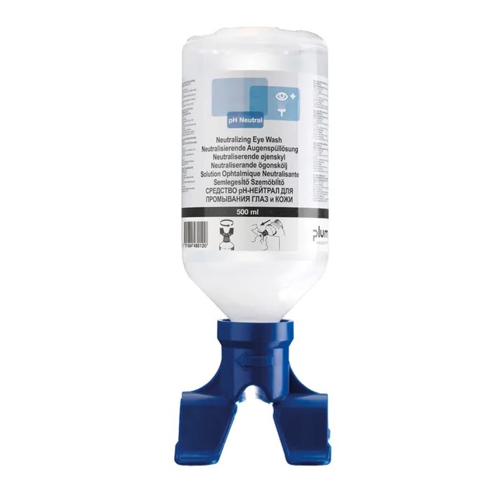 Frasco duplo Lava-olhos Plum R140 pH neutro 0,5 l (Ref. OFA000R140) - Equipamento de Proteção Individual JCR