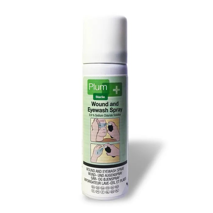 Lava-olhos e Spray para feridas Plum R155 (Ref. OFA000R155) - Equipamento de Proteção Individual JCR