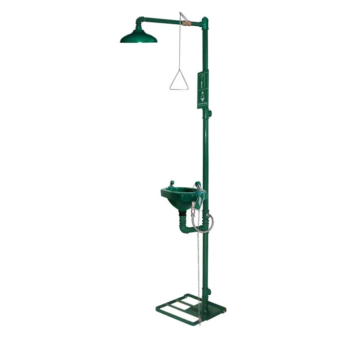 Duche e Lava-olhos Faru TR750 com pedal (Ref. OFA00TR750) - Equipamento de Proteção Individual JCR