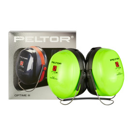 Protector Auricular Peltor Optime III H540B VIZ nuca (Ref. PPLO3H540B-V) - Vista 4 Equipamento JCR