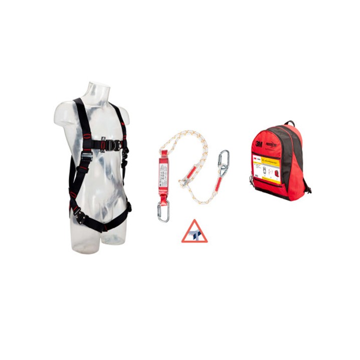 Kit anti-queda 3M Protecta 1150509 | Arnês + Absorvedor (Ref. Q3M1150509) - Equipamento de Proteção Individual JCR