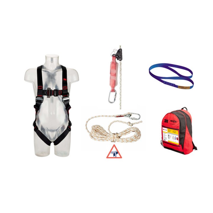 Kit anti-queda 3M Protecta 1150511 | Arnês+Cinta+Corda+Posic (Ref. Q3M1150511) - Equipamento de Proteção Individual JCR