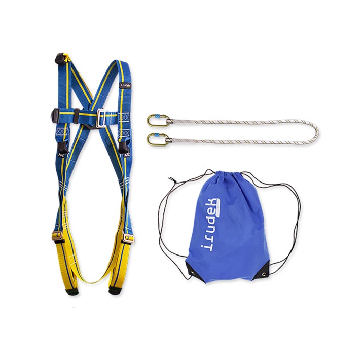 Conjunto Irudek Roque Nublo | Arnês + Absorvedor de energia (Ref. QIROQUENUB) - Equipamento de Proteção Individual JCR