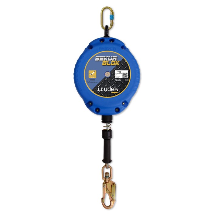 Bloco retratil Irudek Sekurblok 20 | 20m (Ref. QIRSEKUR20) - Equipamento de Proteção Individual JCR