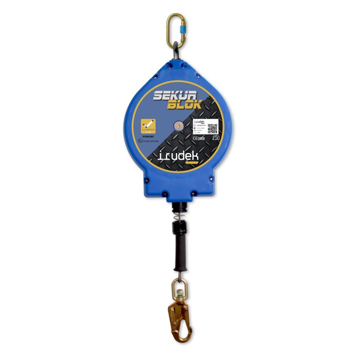 Bloco retratil Irudek Sekurblok 30 | 30m (Ref. QIRSEKUR30) - Equipamento de Proteção Individual JCR