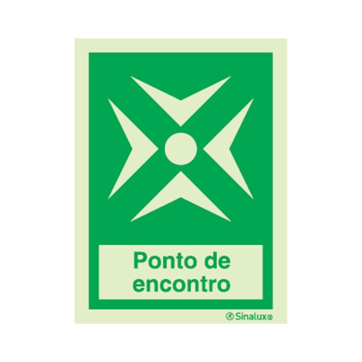Sinal Emergência Sinalux P0394 (Ref. SSXF0P0394) - Equipamento de Proteção Individual JCR