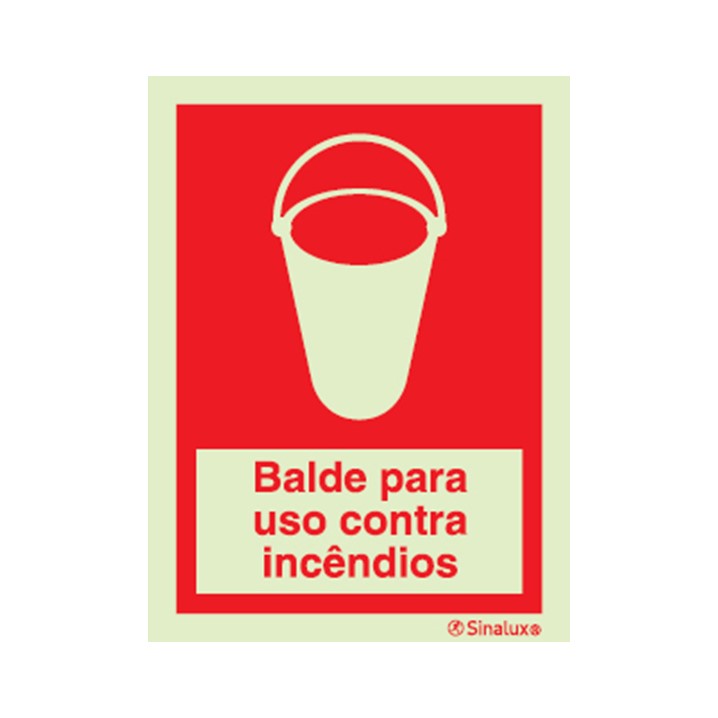 Señal Extintor Sinalux P0498 (Ref. SSXF0P0498) - Equipamento de Proteção Individual JCR