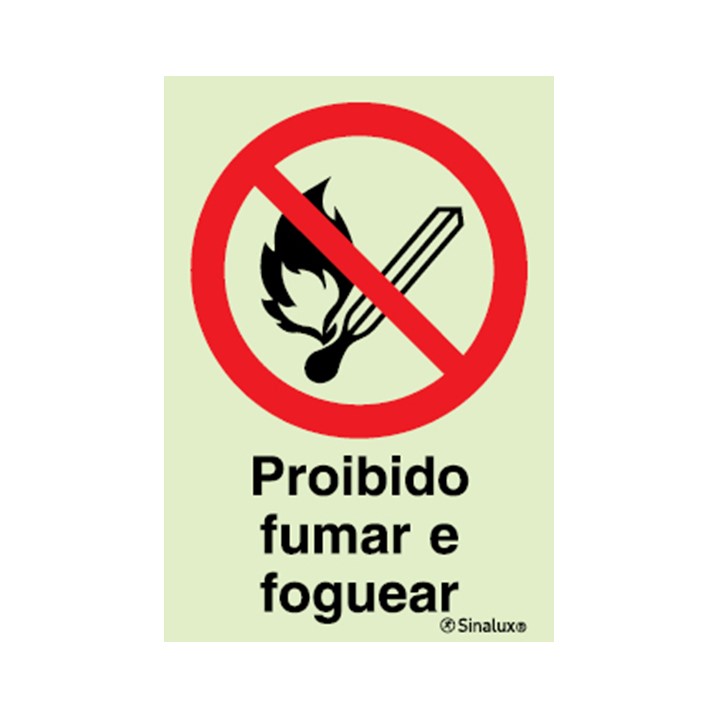 Sinal Proibição Sinalux P1683 (Ref. SSXF0P1683) - Equipamento de Proteção Individual JCR