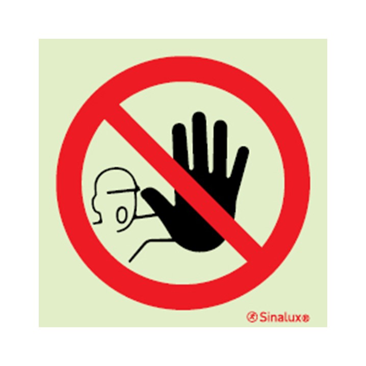 Prohibition Sign Sinalux P1711 (Ref. SSXF0P1711) - Equipamento de Proteção Individual JCR