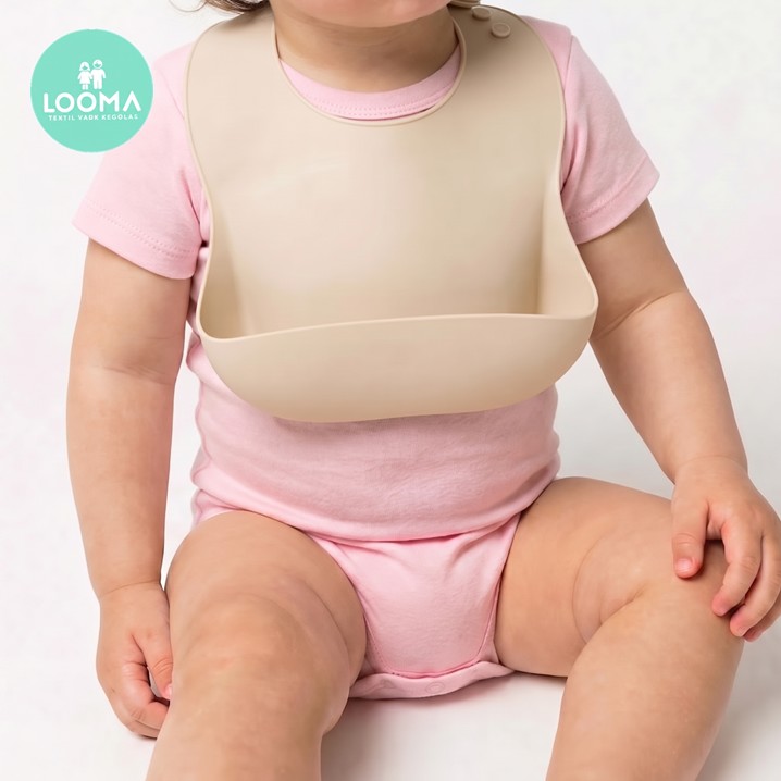 Babete de bebé LOOMA CO003 | silicone (Ref. VALO0CO003) - Equipamento de Proteção Individual JCR