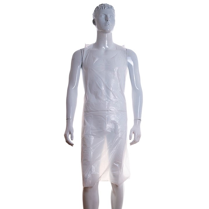 Avental descartável em PE LDPE 0,02mm | saco de 100 unidades (Ref. VALU007100) - Equipamento de Proteção Individual JCR