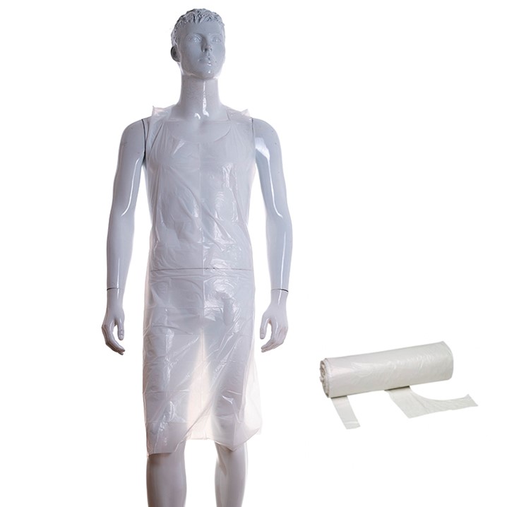 Avental descartável em PE LDPE 0,04mm | rolo de 50 unidades (Ref. VALU007400) - Vista 3 Equipamento JCR