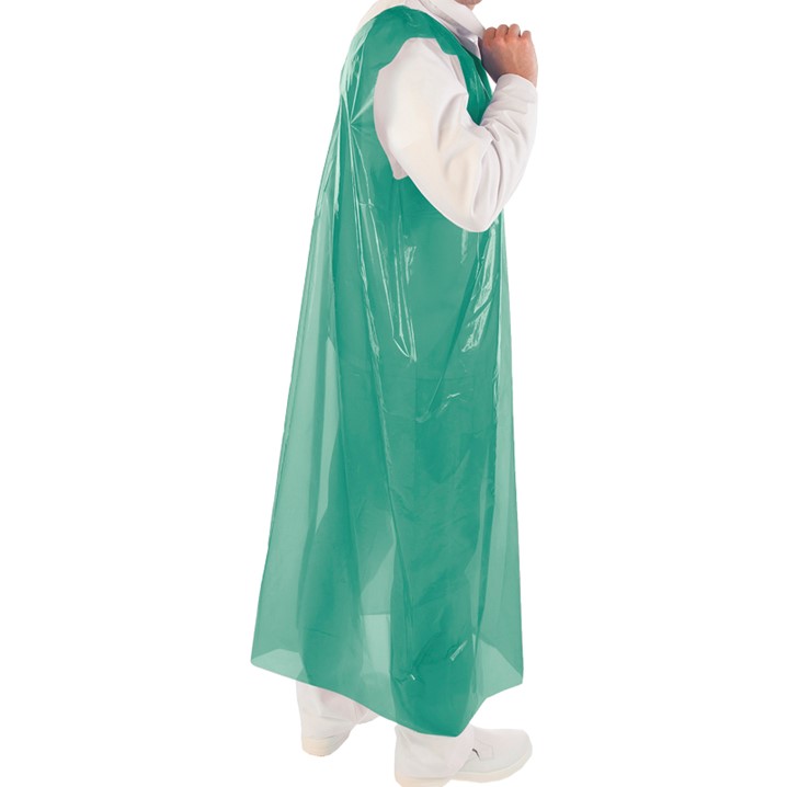 Poncho descartável em PE LDPE 0,04mm | saco de 10 unidades (Ref. VALU007450) - Vista 2 Equipamento JCR