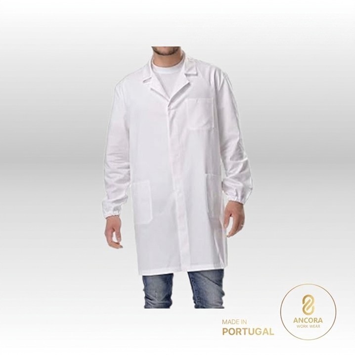 Bata Âncora de molas e manga comprida c/ elástico 600004 (Ref. VBAN600004) - Equipamento de Proteção Individual JCR