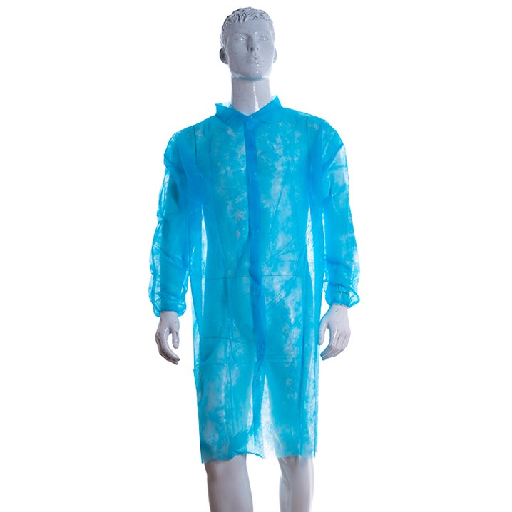 Bata descartável em PP (25g) c/ fecho em velcro | XL (Ref. VBLU005400) - Vista 2 Equipamento JCR