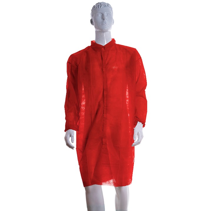 Bata descartável em PP (25g) c/ fecho em velcro | XL (Ref. VBLU005400) - Vista 5 Equipamento JCR