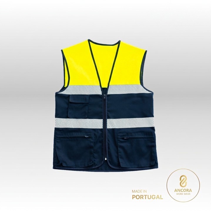 Colete Âncora Bicolor AV 810002 (Ref. VCAN810002) - Equipamento de Proteção Individual JCR