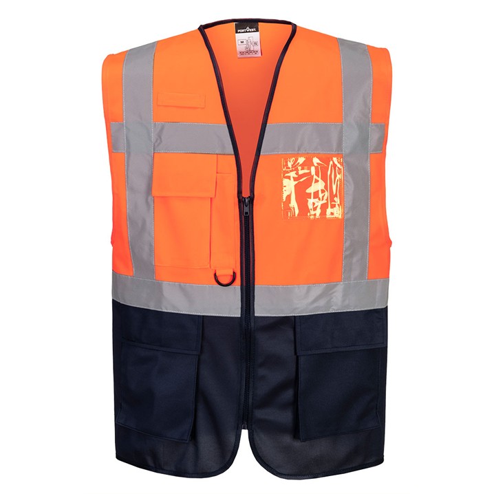Colete executivo AV Portwest C476 (Ref. VCPW00C476) - Equipamento de Proteção Individual JCR