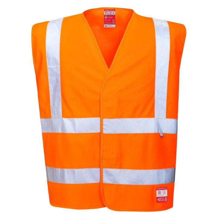Colete AV Portwest FR71 | anti-estático e ignífugo (Ref. VCPW00FR71) - Vista 2 Equipamento JCR