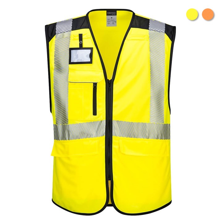 Colete executivo Portwest PW309 Hi-Vis (Ref. VCPW0PW309) - Equipamento de Proteção Individual JCR