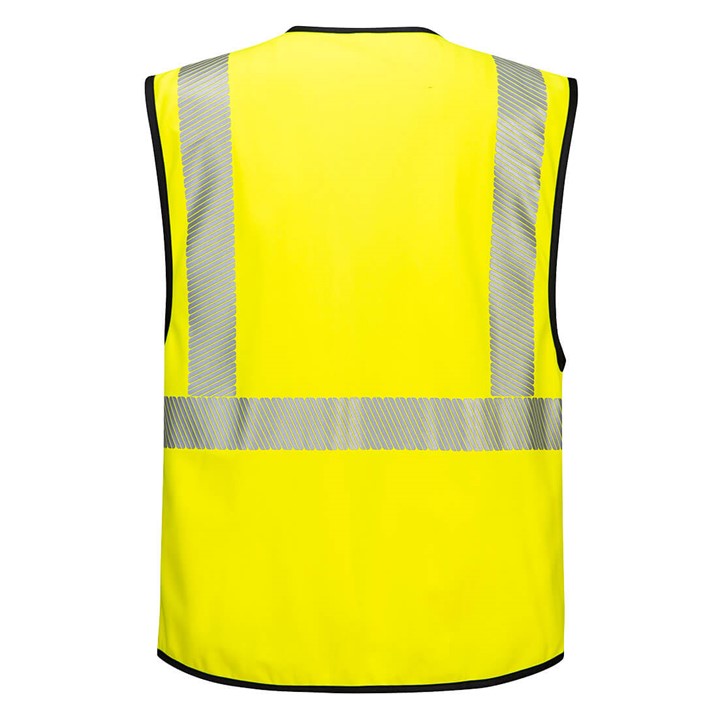 Colete executivo Portwest PW309 Hi-Vis (Ref. VCPW0PW309) - Vista 2 Equipamento JCR