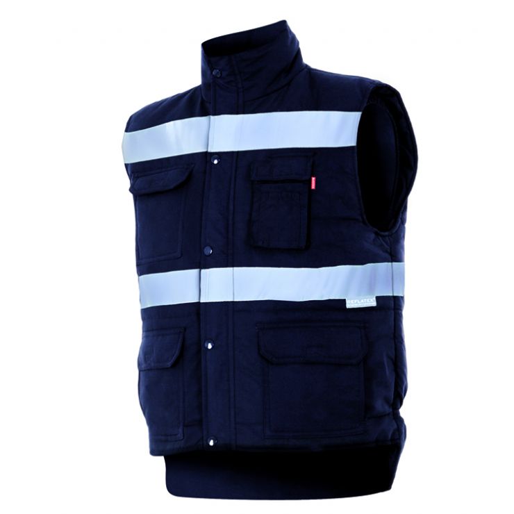 Colete Velilla c/ fitas refletoras 205904 (Ref. VCVL205904) - Equipamento de Proteção Individual JCR