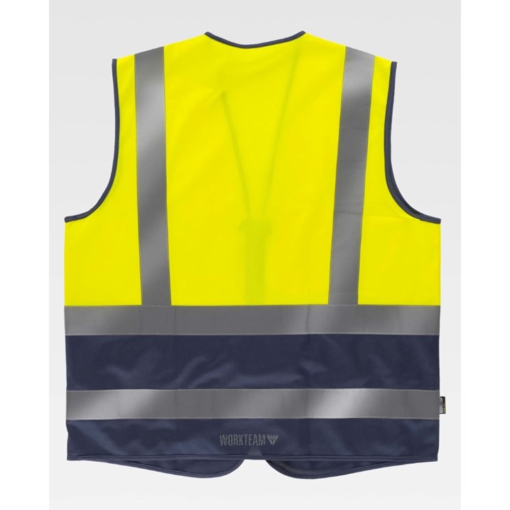 Colete AV WorkTeam Bicolor C3606 (Ref. VCWT0C3606) - Vista 2 Equipamento JCR