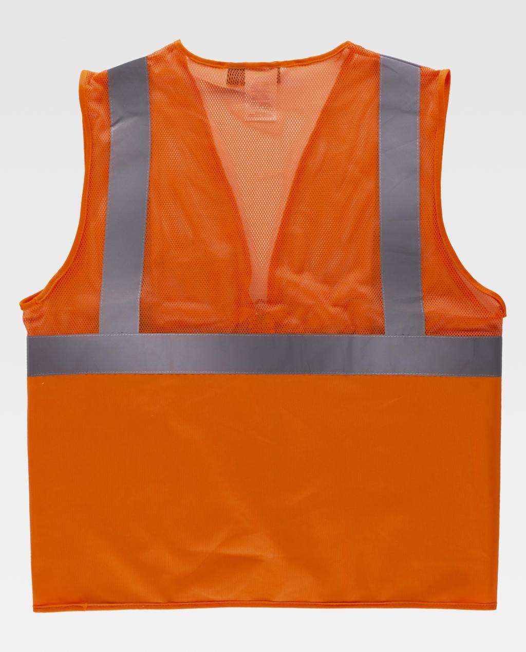 Colete refletor Workteam C3612 (Ref. VCWT0C3612) - Vista 4 Equipamento JCR