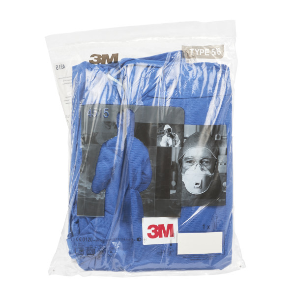 Fato de proteção azul 3M 4515 tipo 5/6 (Ref. VF3M04515) - Vista 6 Equipamento JCR