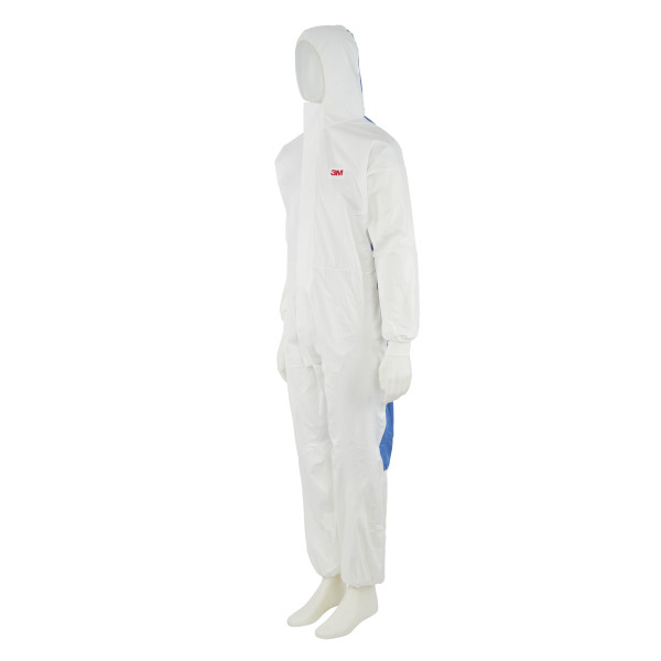 Fato de proteção branco/azul 3M 4535 tipo 5/6 (Ref. VF3M04535) - Equipamento de Proteção Individual JCR