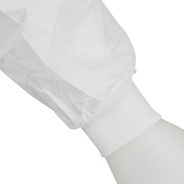 White/Blue 3M 4535 Protective Coverall Type 5/6 (Ref. VF3M04535) - Vista 2 Equipamento JCR