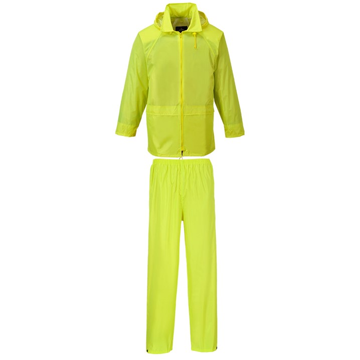 Fato de chuva Portwest Essentials L440 | Casaco + Calças (Ref. VFPW00L440) - Vista 2 Equipamento JCR