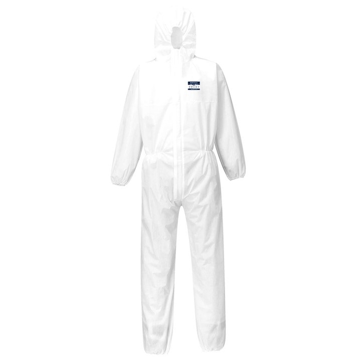 Fato descartável Portwest ST30 | Tipo 5/6 (Ref. VFPW00ST30) - Equipamento de Proteção Individual JCR