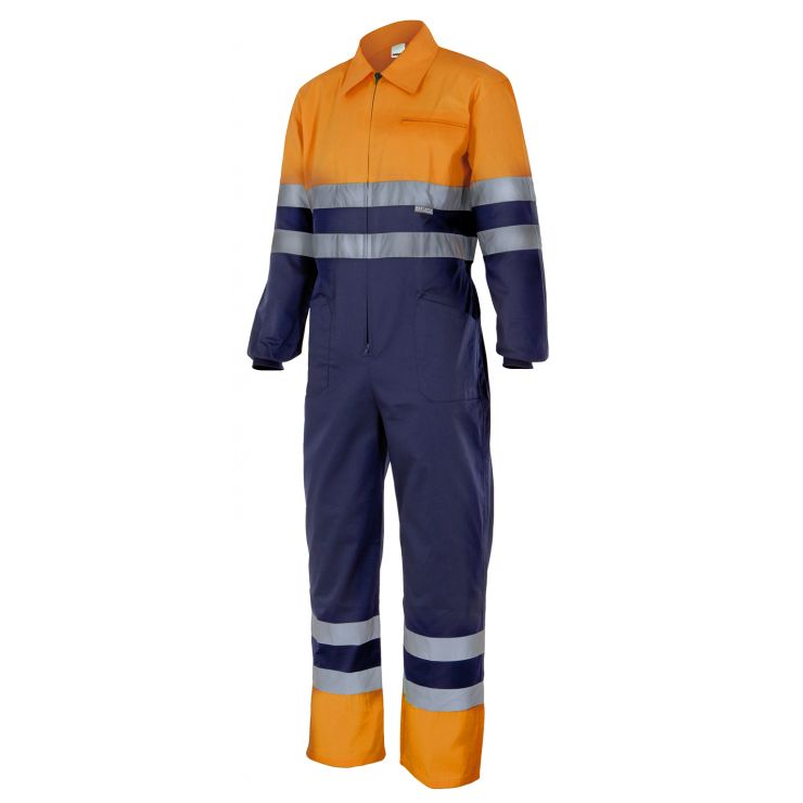 Velilla Two-Tone High-Vis Coverall S151 (Ref. VFVL00S151) - Equipamento de Proteção Individual JCR