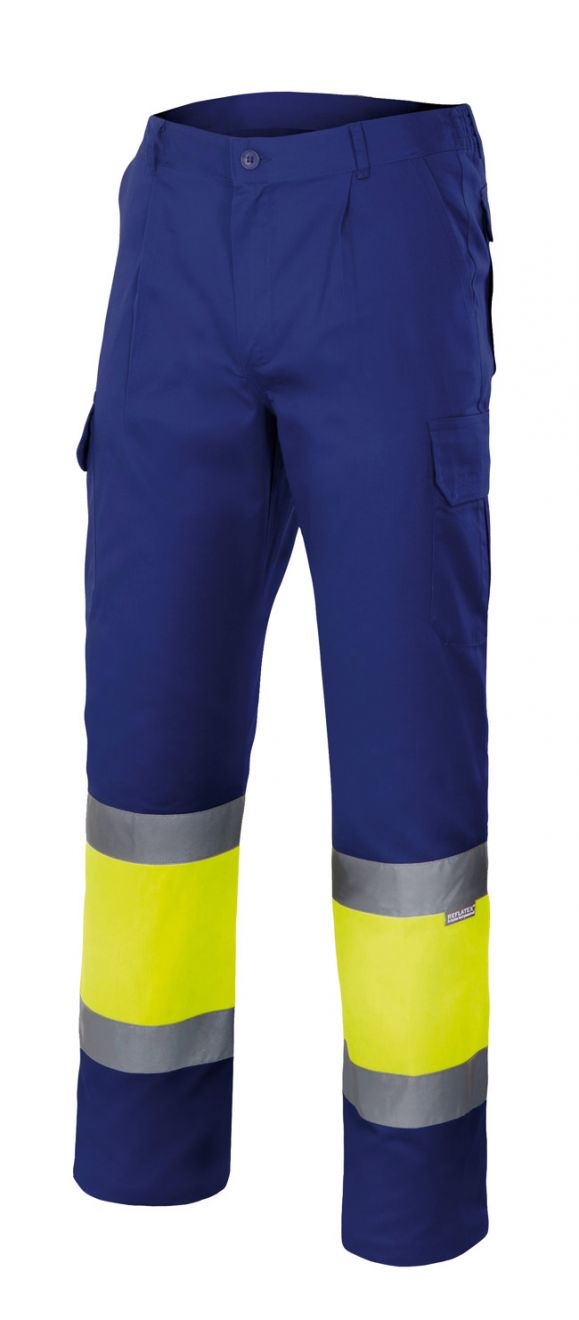Calça Velilla bicolor alta visibilidade (Ref. VLVL000157) - Equipamento de Proteção Individual JCR