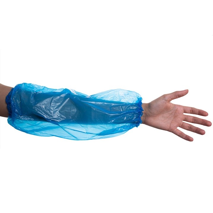 Manguitos descartáveis em PE de 0,02mm | saco de 100un (Ref. VMLU04100A) - Equipamento de Proteção Individual JCR