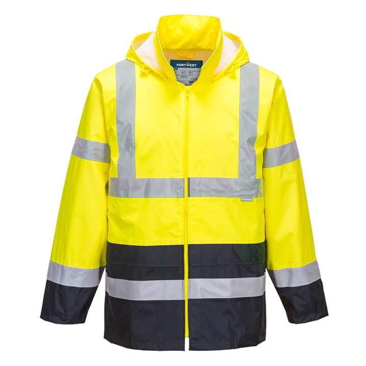 Casaco de chuva Portwest AV bicolor H443 (Ref. VSPW00H443) - Equipamento de Proteção Individual JCR