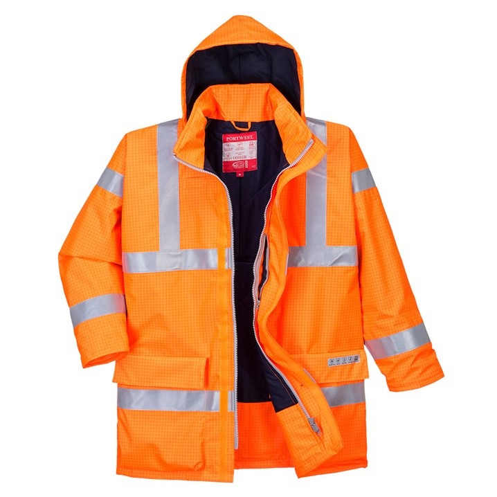 Parka Portwest Bizflame impermeável AV S778 (Ref. VSPW00S778) - Equipamento de Proteção Individual JCR