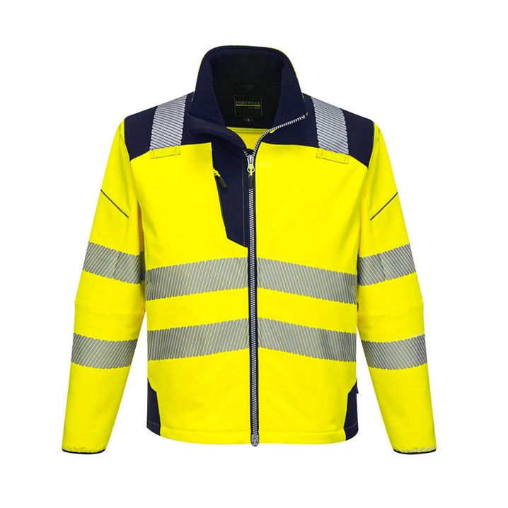 Casaco softshell Portwest PW3 HI-Vis | T402 (Ref. VSPW00T402) - Equipamento de Proteção Individual JCR