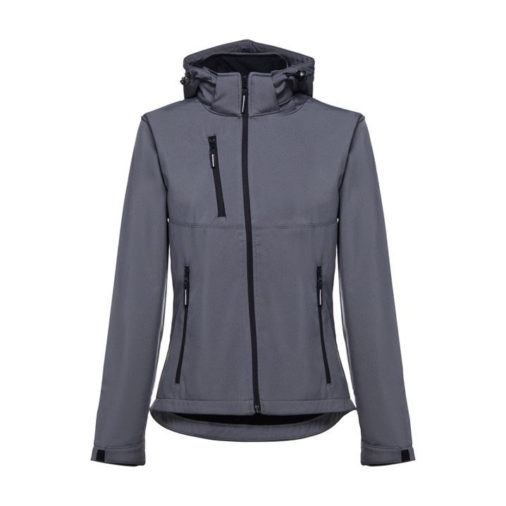 Casaco Softshell THC Zagreb Woman (Ref. VSTH0ZAGRW) - Vista 4 Equipamento JCR