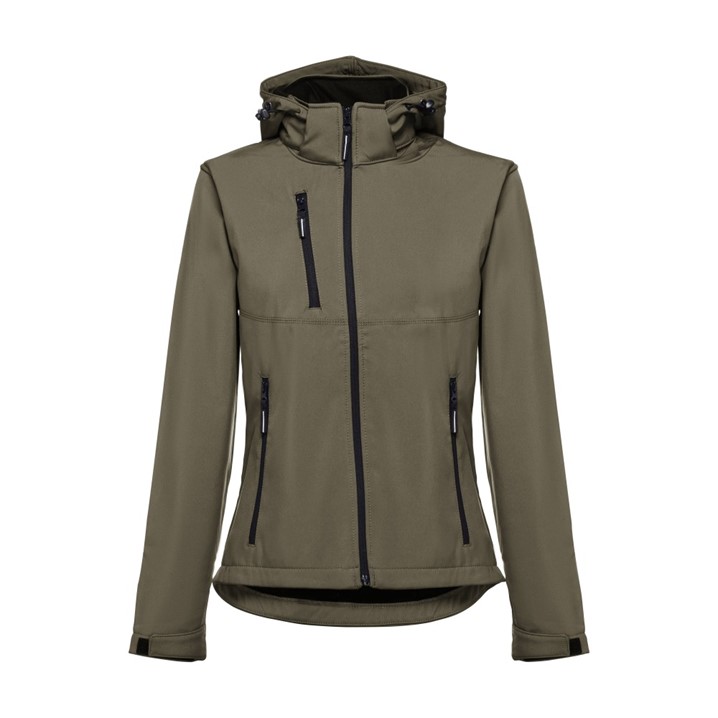 Casaco Softshell THC Zagreb Woman (Ref. VSTH0ZAGRW) - Vista 7 Equipamento JCR