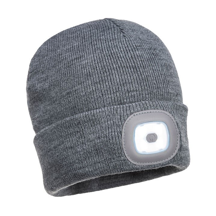 Gorro Portwest com LED B029 | recarregável USB (Ref. VTPW00B029) - Vista 3 Equipamento JCR