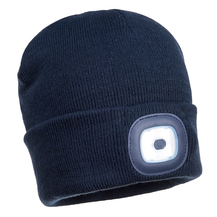 Gorro Portwest com LED B029 | recarregável USB (Ref. VTPW00B029) - Vista 4 Equipamento JCR