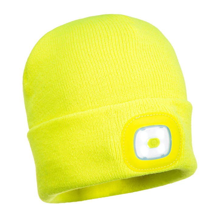 Gorro Portwest com LED B029 | recarregável USB (Ref. VTPW00B029) - Vista 6 Equipamento JCR