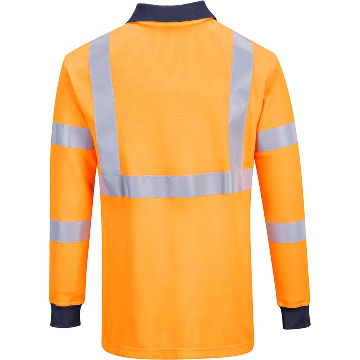 Polo Portwest m/comprida FR76 (Ref. VXPW00FR76) - Vista 2 Equipamento JCR