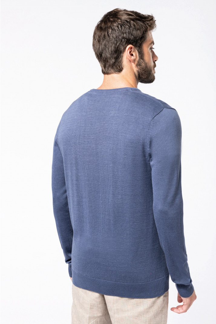 Pullover Kariban com decote em V K965 (Ref. VXSKA0K965) - Vista 8 Equipamento JCR