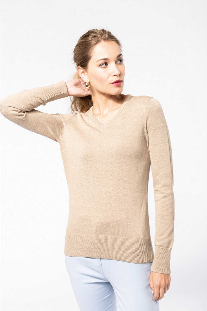 Pullover Kariban de senhora com decote em V K966 (Ref. VXSKA0K966) - Vista 7 Equipamento JCR