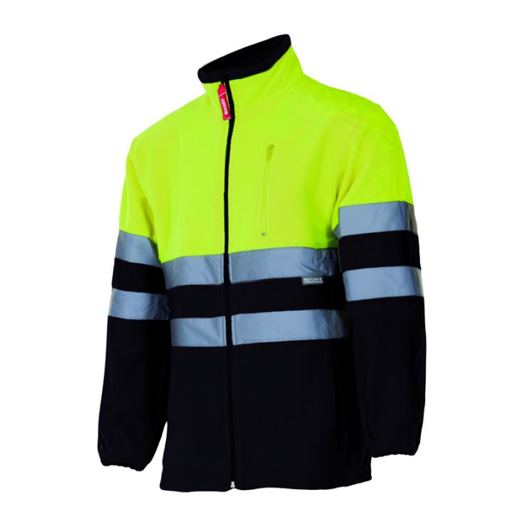 Velilla Bicolor Hi-Vis Fleece Jacket P183 (Ref. VXSVL0P183) - Equipamento de Proteção Individual JCR