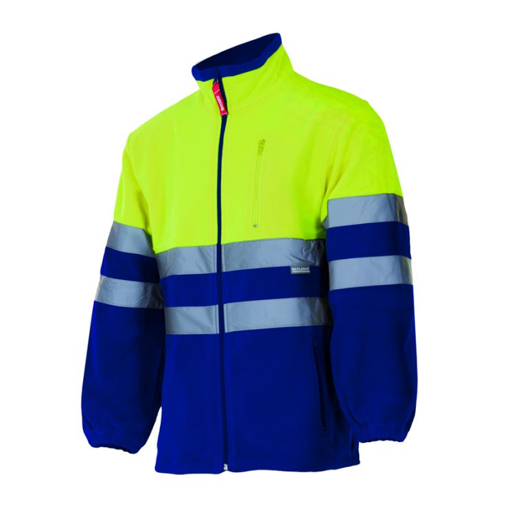 Velilla Bicolor Hi-Vis Fleece Jacket P183 (Ref. VXSVL0P183) - Vista 8 Equipamento JCR